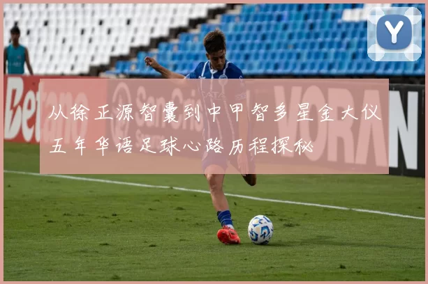 从徐正源智囊到中甲智多星金大仪五年华语足球心路历程探秘